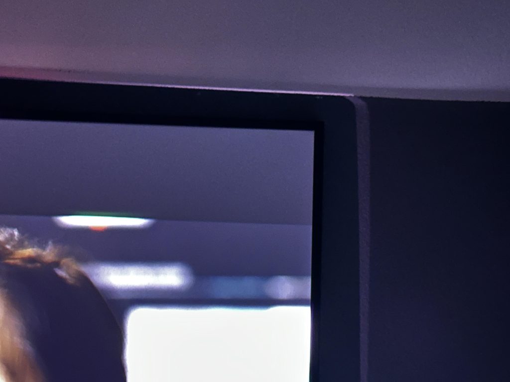 this is projector light bleed