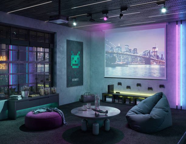 Black Vs White Projector Screen