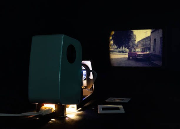 Projector in garage