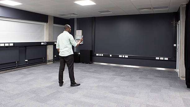 Black Vs White Projector Screen