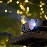 how many lumens for projector outside
