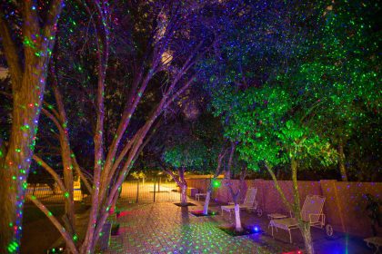 outdoor laser light projector