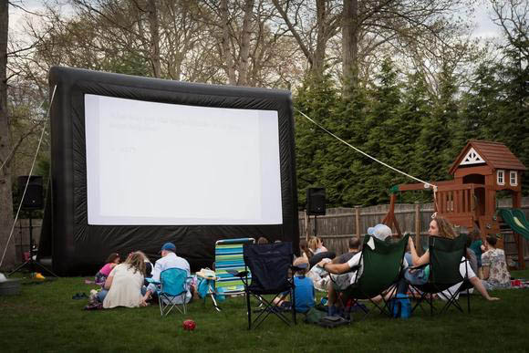 how many lumens for projector outside