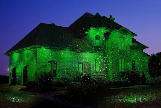 outdoor laser light projector
