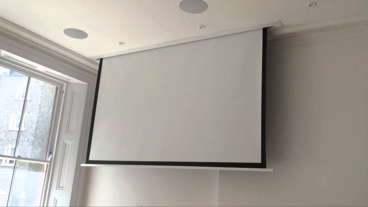 ceiling projector screen