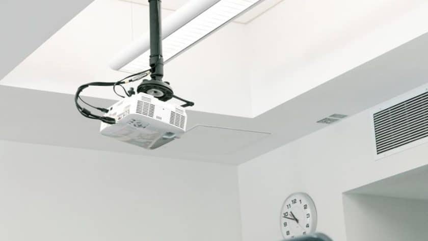 ceiling mounted projector